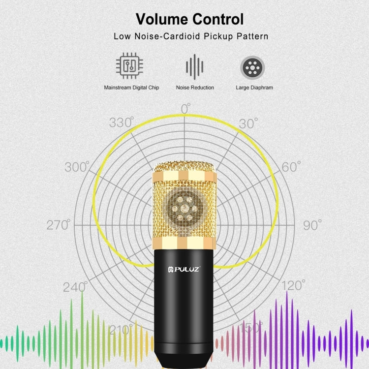 Microfono a condensatore PULUZ per studio e broadcast