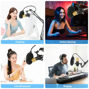 Microfono a condensatore PULUZ per studio e broadcast