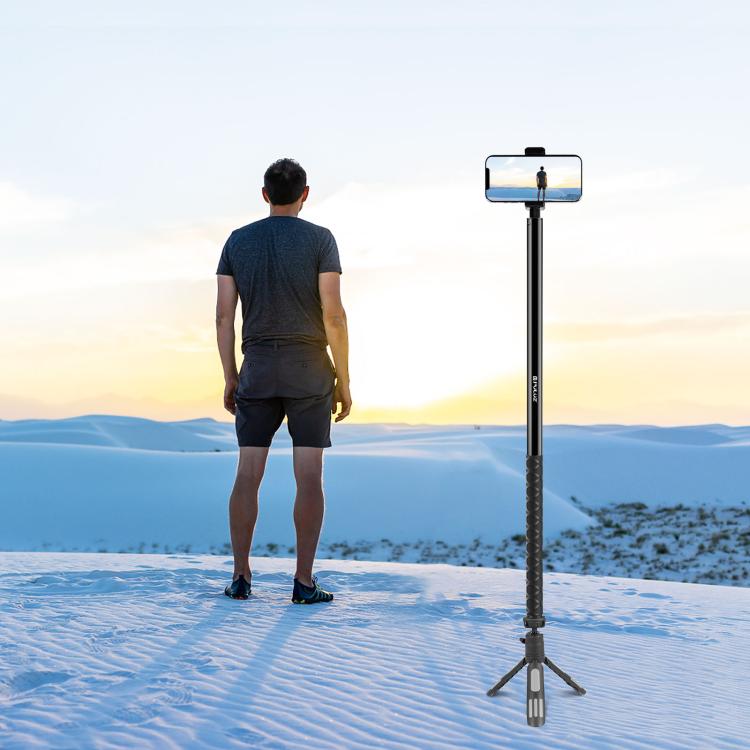PULUZ Monopiede in metallo per selfie stick da 3 m per Insta360 One RS / X2 / X3, 3m Monopod