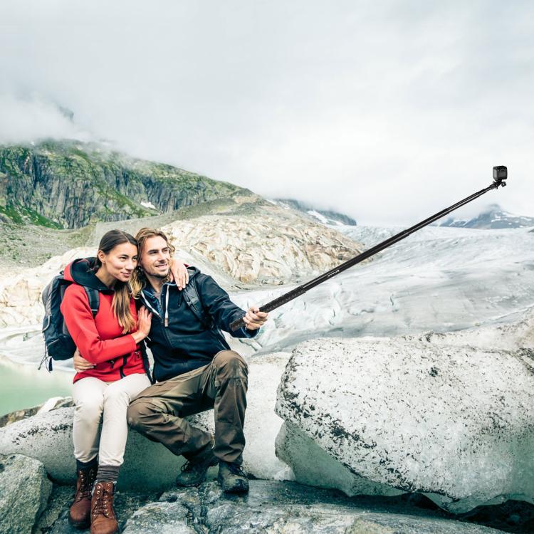 PULUZ Monopiede in metallo per selfie stick da 3 m per Insta360 One RS / X2 / X3, 3m Monopod