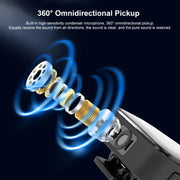 Microfono lavalier wireless per Apple con ricevitore 8 pin