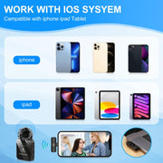 Microfono lavalier wireless per Apple con ricevitore 8 pin