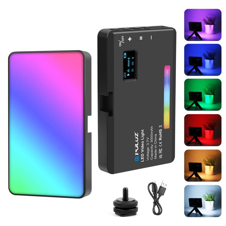 PULUZ Pocket 140 LED RGB Full Color Beauty Fill Light Luce LED portatile per fotografia, 140 LED