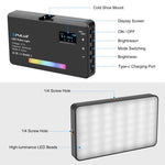 PULUZ Pocket 140 LED RGB Full Color Beauty Fill Light Luce LED portatile per fotografia, 140 LED