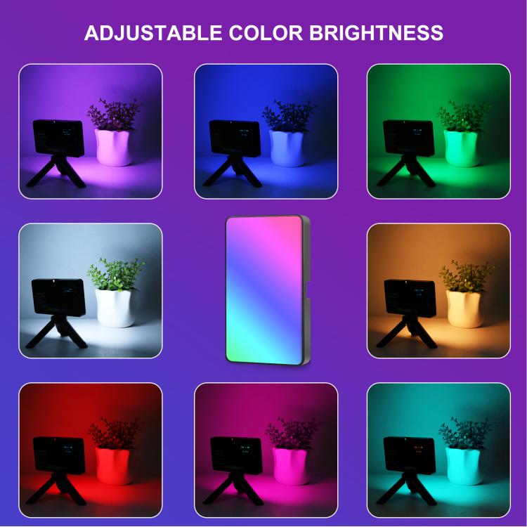 PULUZ Pocket 140 LED RGB Full Color Beauty Fill Light Luce LED portatile per fotografia, 140 LED