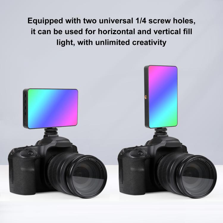 PULUZ Pocket 140 LED RGB Full Color Beauty Fill Light Luce LED portatile per fotografia, 140 LED