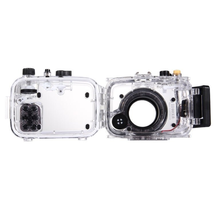 Custodia impermeabile per fotocamera subacquea PULUZ da 40 m di profondità subacquea per Sony RX100 III, For RX100 III