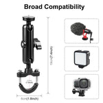 Supporto base con bullone a U per manubrio moto PULUZ per GoPro e altre action camera, Handlebar Mount