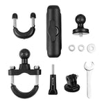 Supporto base con bullone a U per manubrio moto PULUZ per GoPro e altre action camera, Handlebar Mount