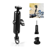 PULUZ Supporto per moto Specchio Base Foro Fisso per GoPro e altre action camera, Mirror Base Hole Mount