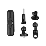 PULUZ Supporto per moto Specchio Base Foro Fisso per GoPro e altre action camera, Mirror Base Hole Mount