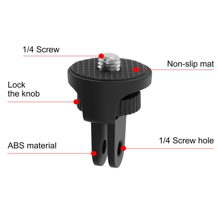 Adattatore vite 1/4 pollice per fotocamere in ABS