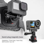 Adattatore per base magnetica a sgancio rapido per action cam PULUZ, Quick Release Magnetic Base