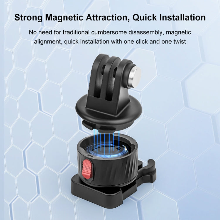 Adattatore per base magnetica a sgancio rapido per action cam PULUZ, Quick Release Magnetic Base