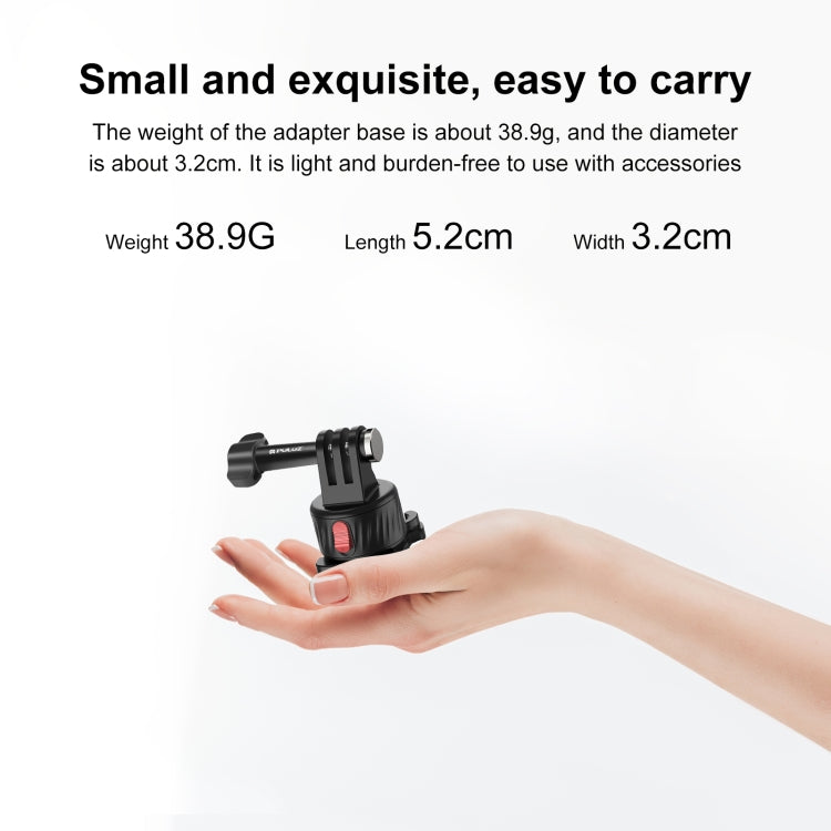 Adattatore per base magnetica a sgancio rapido per action cam PULUZ, Quick Release Magnetic Base