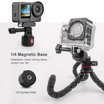 PULUZ Action Camera Adattatore base magnetica da 1/4 di pollice, 1/4 inch Magnetic Base