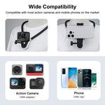 PULUZ Lazy Neck Staffa POV View Mount con morsetto per telefono per action camera / telefoni GoPro, Magnetic Silicone Collar Bracket