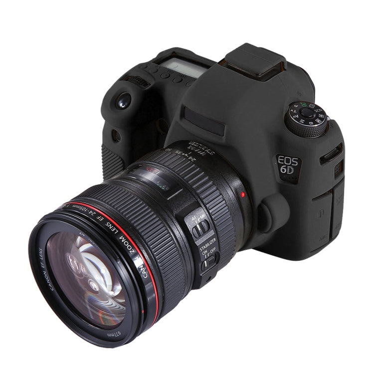 Custodia protettiva in morbido silicone PULUZ per Canon EOS 6D, For Canon 6D