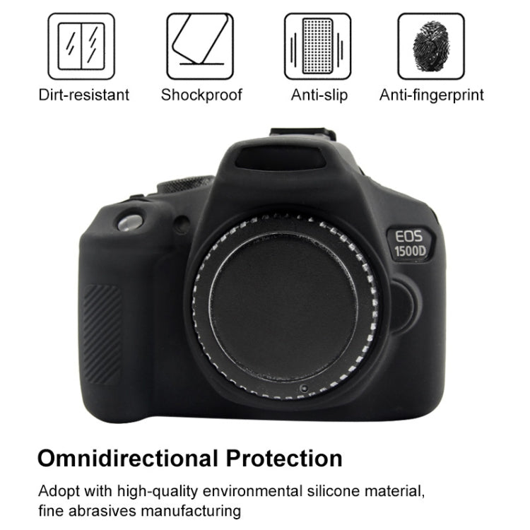 Custodia protettiva in silicone morbido PULUZ per Canon EOS 1300D / 1500D, For Canon 1300D