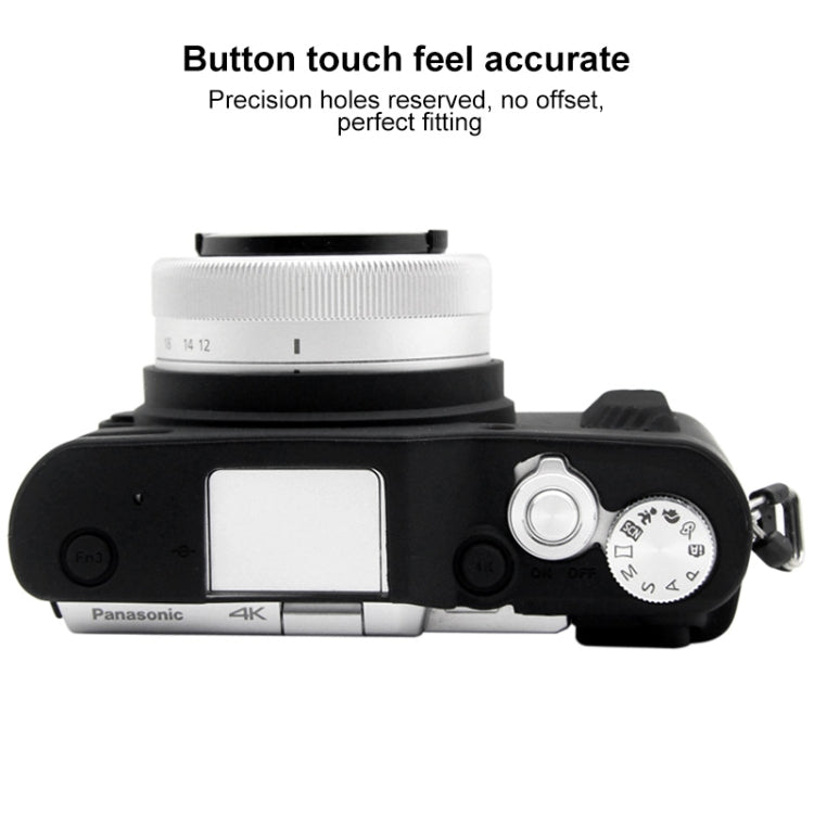 PULUZ Custodia protettiva in morbido silicone per Panasonic Lumix GF10, For Panasonic Lumix GF10