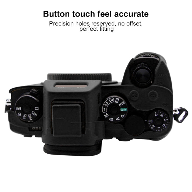 Custodia protettiva in silicone morbido PULUZ per Sony ILCE-9M2/ Alpha 9 II / A92, For Sony ILCE-9M2, Fr Sony ILCE-9M2