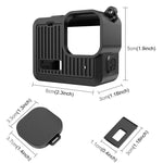 Custodia in silicone per GoPro HERO 2024 con copriobiettivo