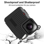 Custodia in silicone per GoPro HERO 2024 con copriobiettivo