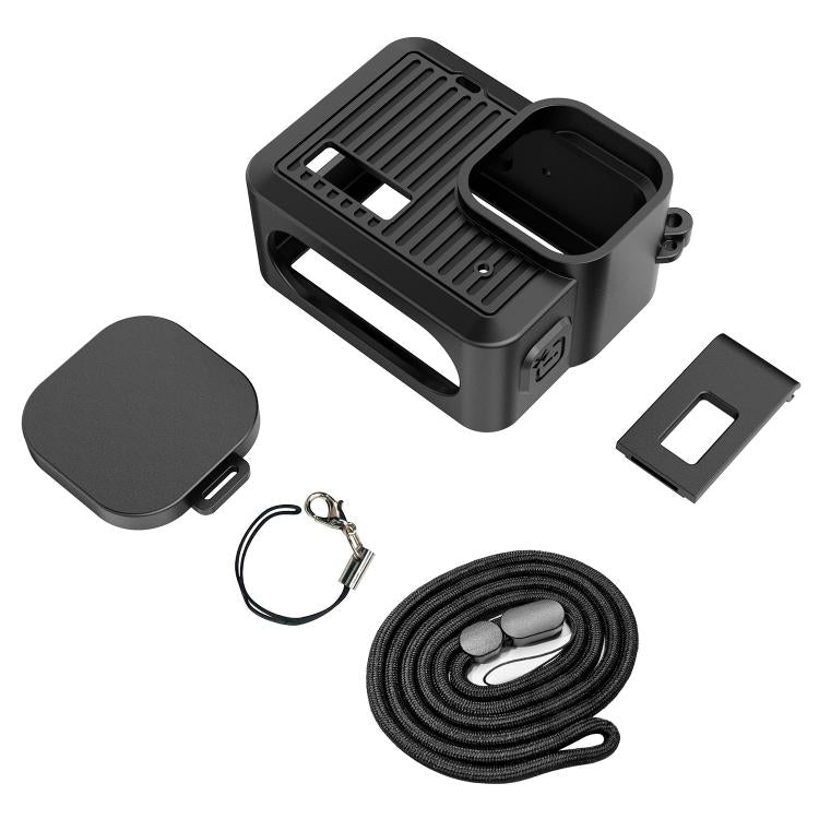 Custodia in silicone per GoPro HERO 2024 con copriobiettivo