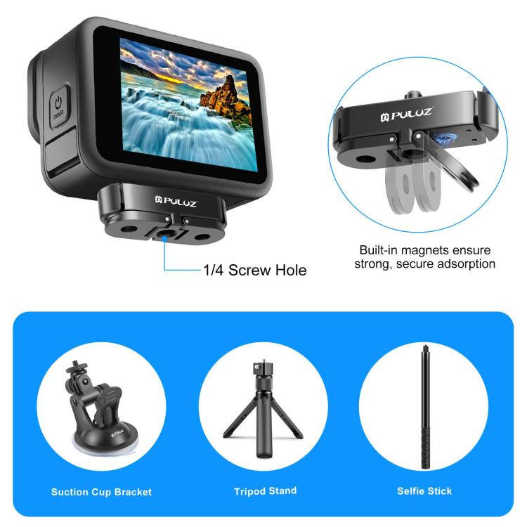 Base in metallo a sgancio rapido magnetica per GoPro HERO13 Black