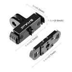 Supporto magnetico pieghevole a sgancio rapido per GoPro HERO 8-1