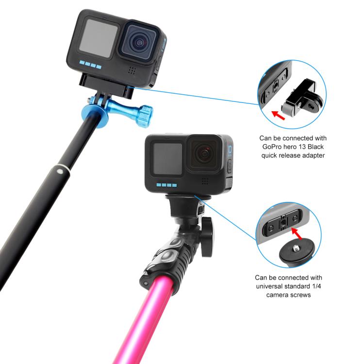 Supporto magnetico pieghevole a sgancio rapido per GoPro HERO 8-1