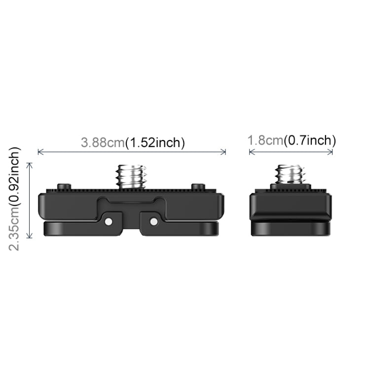Base pieghevole 1/4" per Insta360 X4 e X3