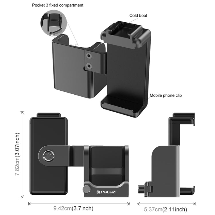 Adattatore morsetto espansione per DJI Osmo Pocket 3
