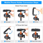 Puluz Treppiede Selfie Stick 1.3m per smartphone