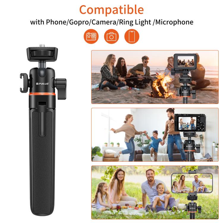 Treppiede estensibile PULUZ con testa a sfera 360°