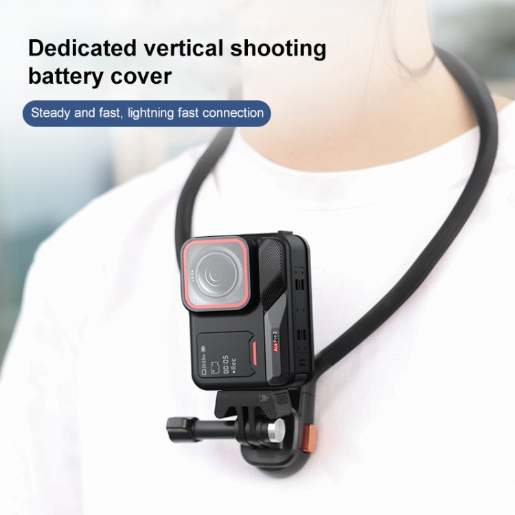 PULUZ Coperchio interfaccia laterale batteria in lega di alluminio per Insta360 Ace Pro 2, For Insta360 Ace Pro 2
