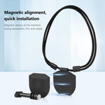 Supporto magnetico da collo per videocamera d'azione