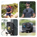 Supporto magnetico da collo per videocamera d'azione