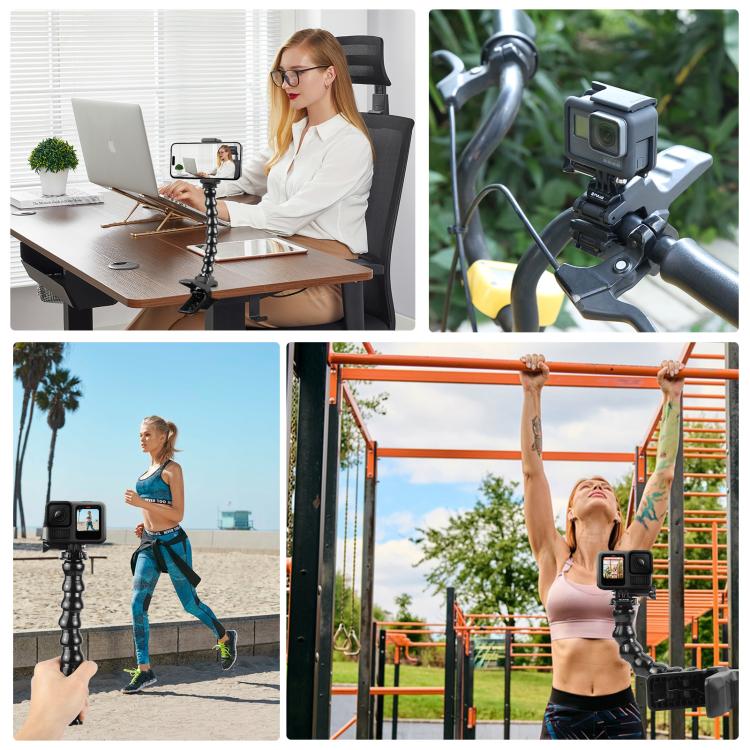 Morsetto flessibile PULUZ per action camera e smartphone