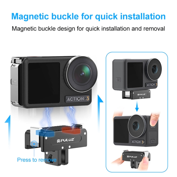 Base metallo magnetica sgancio rapido per DJI Osmo Action 5 Pro