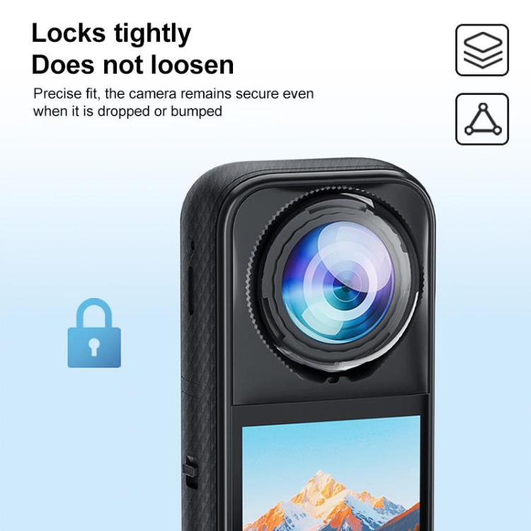 Lente protettiva in vetro temperato per Insta360 X5