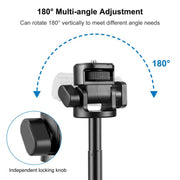 Treppiede telescopico 2m lega alluminio con vite 1/4"