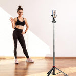 Treppiede telescopico 2m lega alluminio con vite 1/4