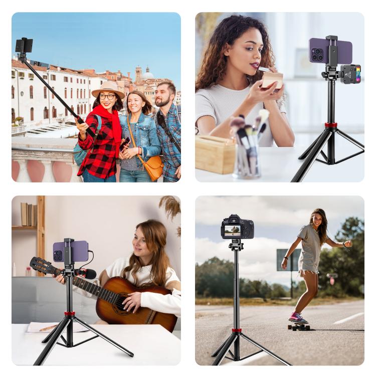 Treppiede telescopico 2m lega alluminio con vite 1/4
