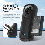Custodia in silicone con copriobiettivo per Insta360 X5