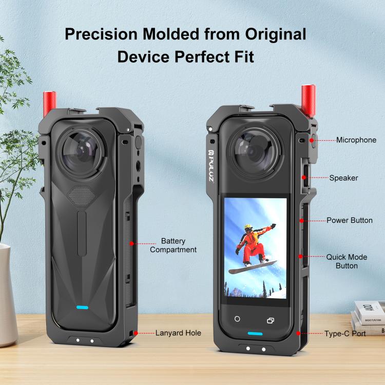 Gabbia protettiva in metallo per Insta360 X5