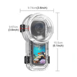 Custodia subacquea impermeabile fino a 60 m per Insta360 X5