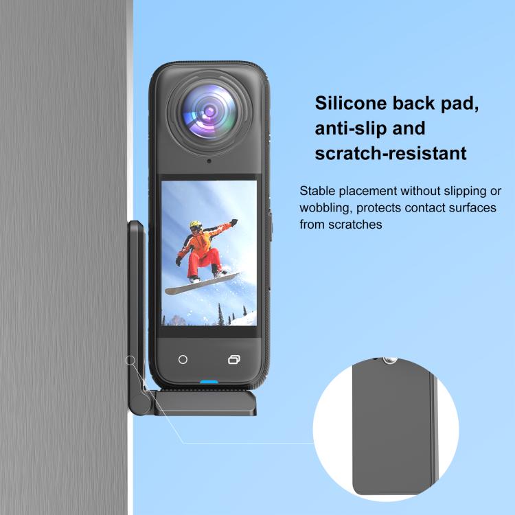 Supporto magnetico pieghevole per action camera 360°