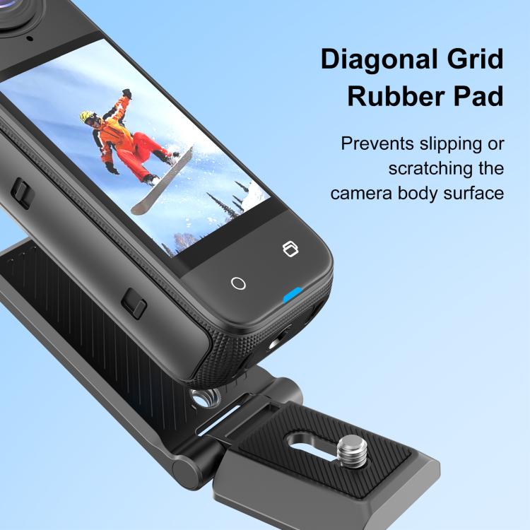 Supporto magnetico pieghevole per action camera 360°