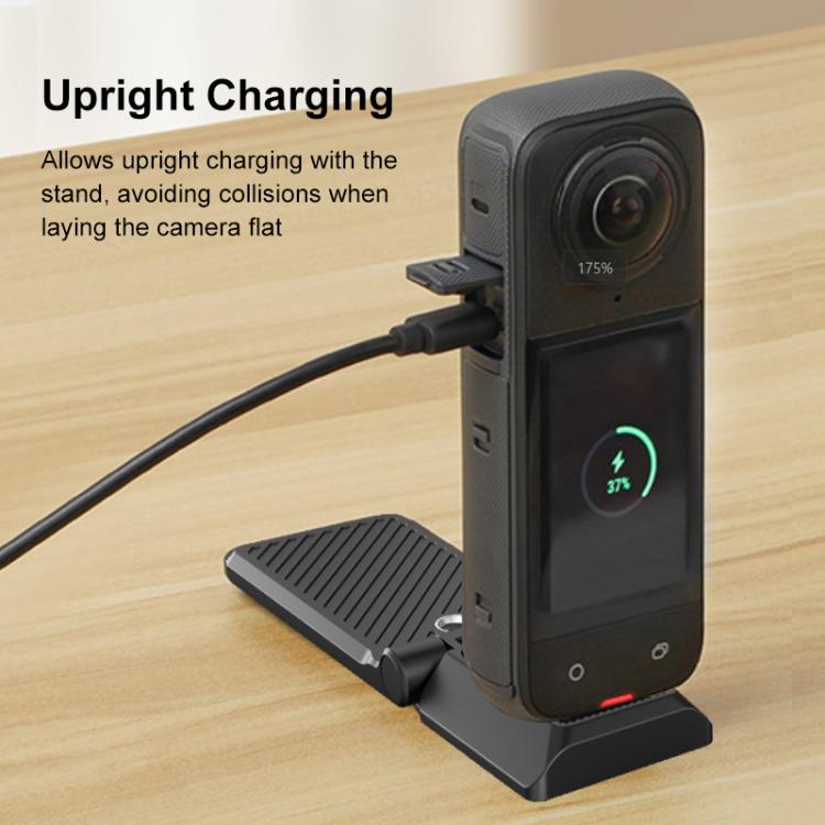 Supporto magnetico pieghevole per action camera 360°